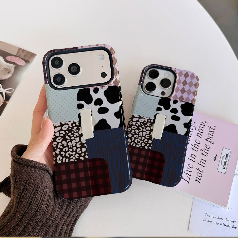 magnetic-stand-iphone-case-black-front-view
