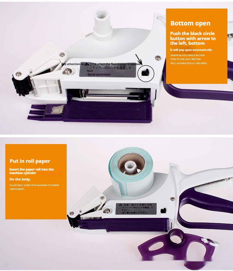 Semi Automatic Flat Small Self-adhesive Label Machine