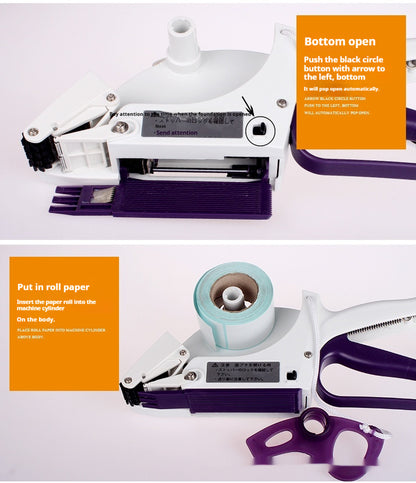 Semi Automatic Flat Small Self-adhesive Label Machine