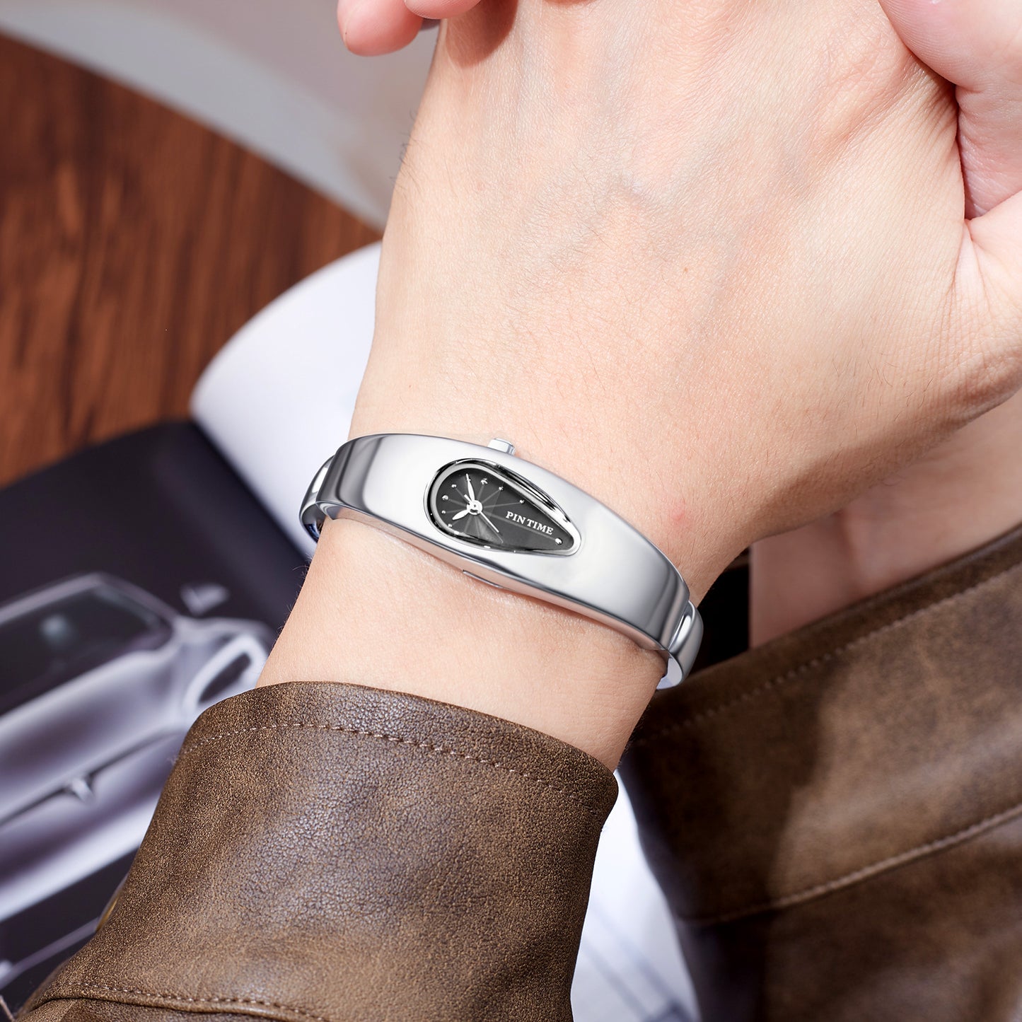 Waterdrop Watch Retro Trendy Unisex