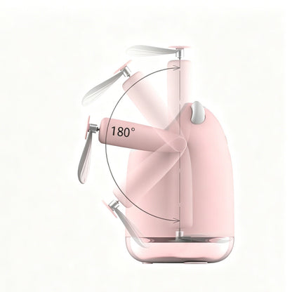 Spray Cooling Fan Portable Water Humidifier,USB Fan,desktop Small Fan,mini Air Conditioner  Humidifier Double Head Fan
