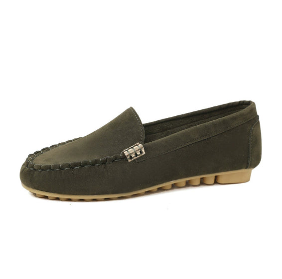Flat Heel Pumps Single Shoes Flat Women's Shoes Student Peas Shoes