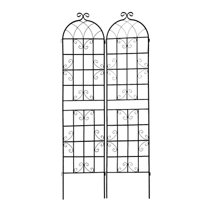 2 Pack Metal Garden Trellis Rustproof 