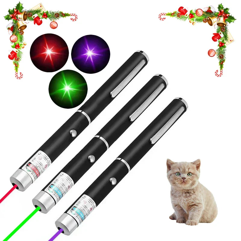 2 in 1 interactive laser toy for cats promoting playful activity