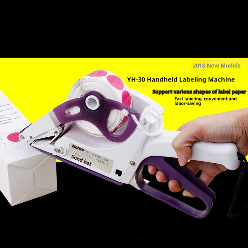 Semi Automatic Flat Small Self-adhesive Label Machine