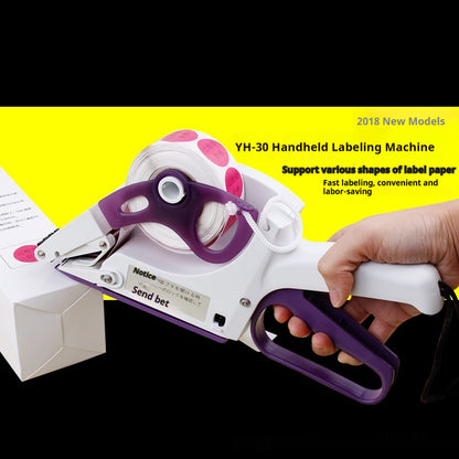 Semi Automatic Flat Small Self-adhesive Label Machine