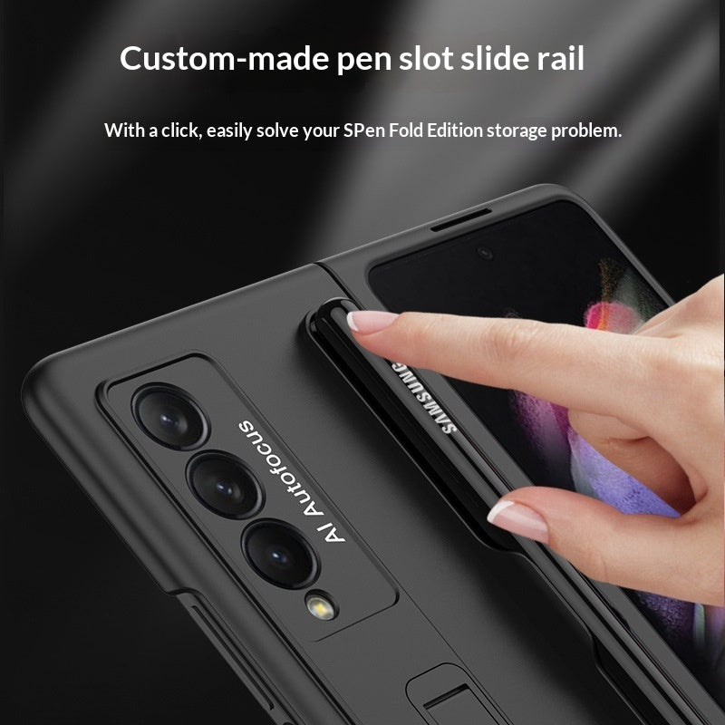 Personalized Matte Double-Flip Folding Screen Ultra-Thin Stand Phone Case