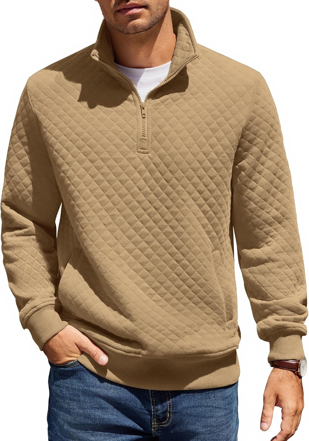 Quilted Sweatshirt