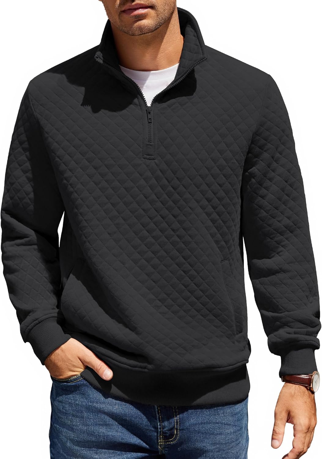 Quilted Sweatshirt
