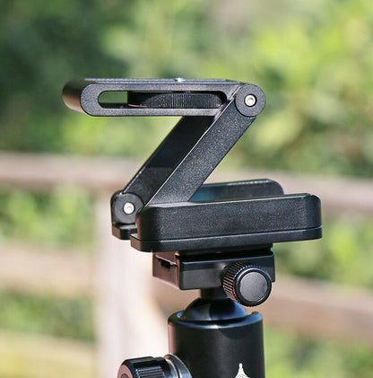 Compatible with Apple, Ulanzi Z Flex Tilt Tripod Head Aluminum Alloy Folding Quick Release Plate Stand Mount Spirit Level For Phones Camera image 3