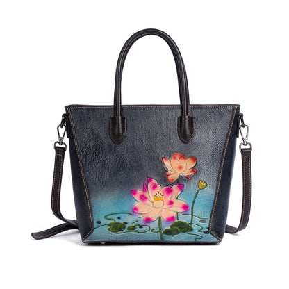 Retro Women's First-Layer Cowhide Handbag