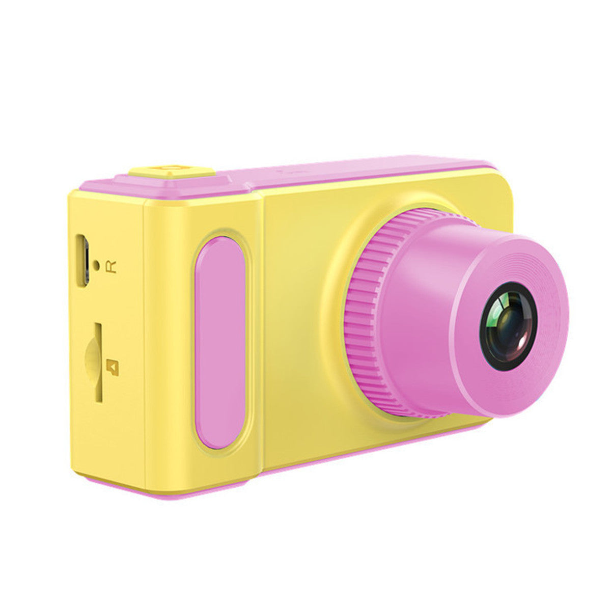 Kids 1080P digital camera with 100-degree fixed lens and SD card