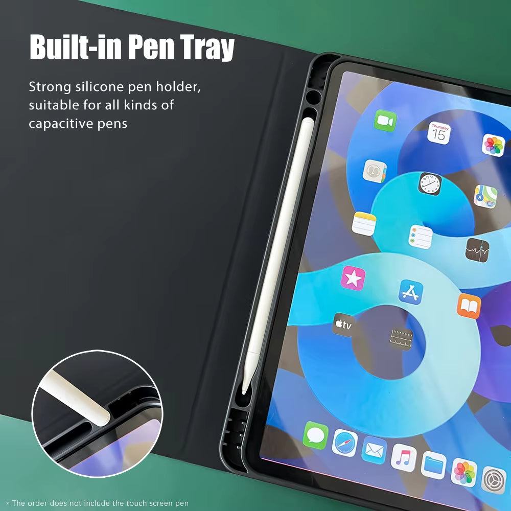 Magic Keyboard & Wireless Mouse Case for iPad & Tablet