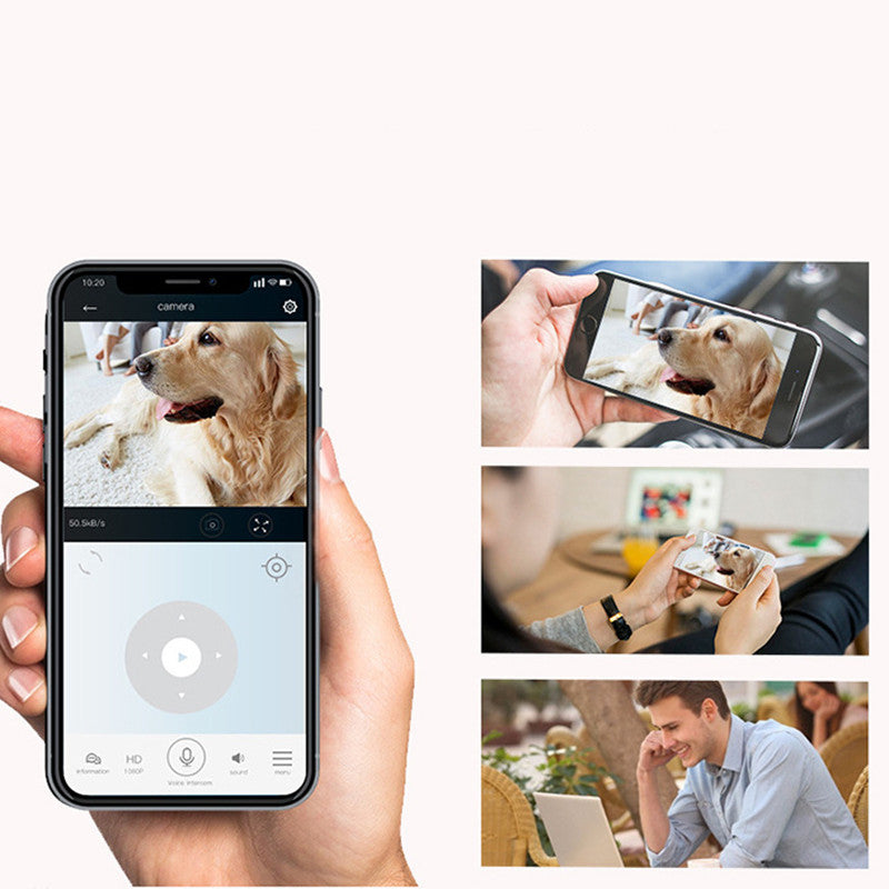 Tuya WiFi camera showing 2MP sensor and 3.6mm HD lens