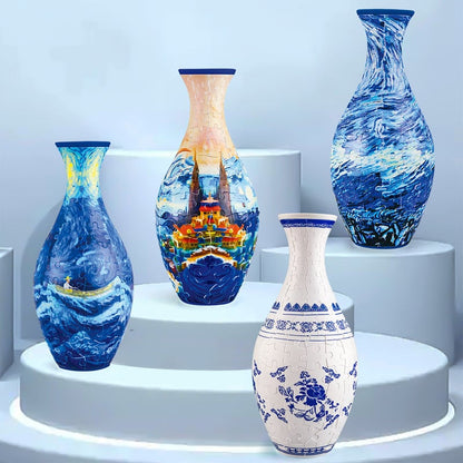 🎅CHRISTMAS HOT SALE-49% OFF🎄🎄3D Art Puzzle Vase