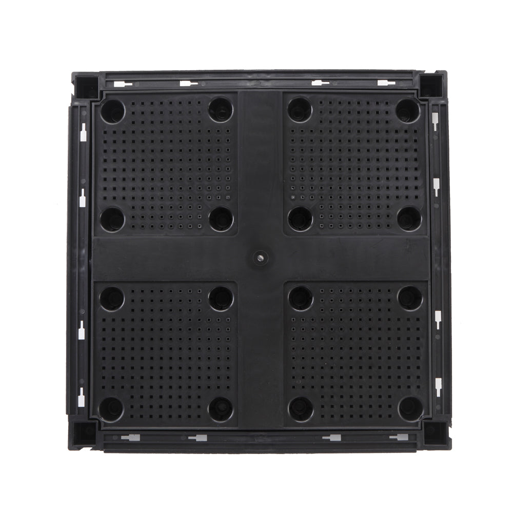 2PCS Brown Free Splicing Injection Molded Planter Box