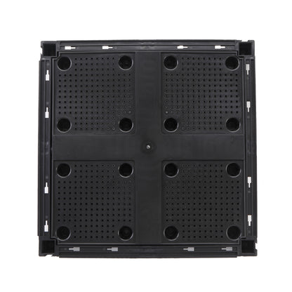 2PCS Brown Free Splicing Injection Molded Planter Box