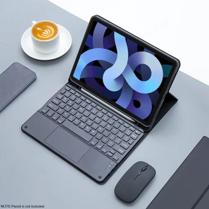 Magic Keyboard & Wireless Mouse Case for iPad & Tablet