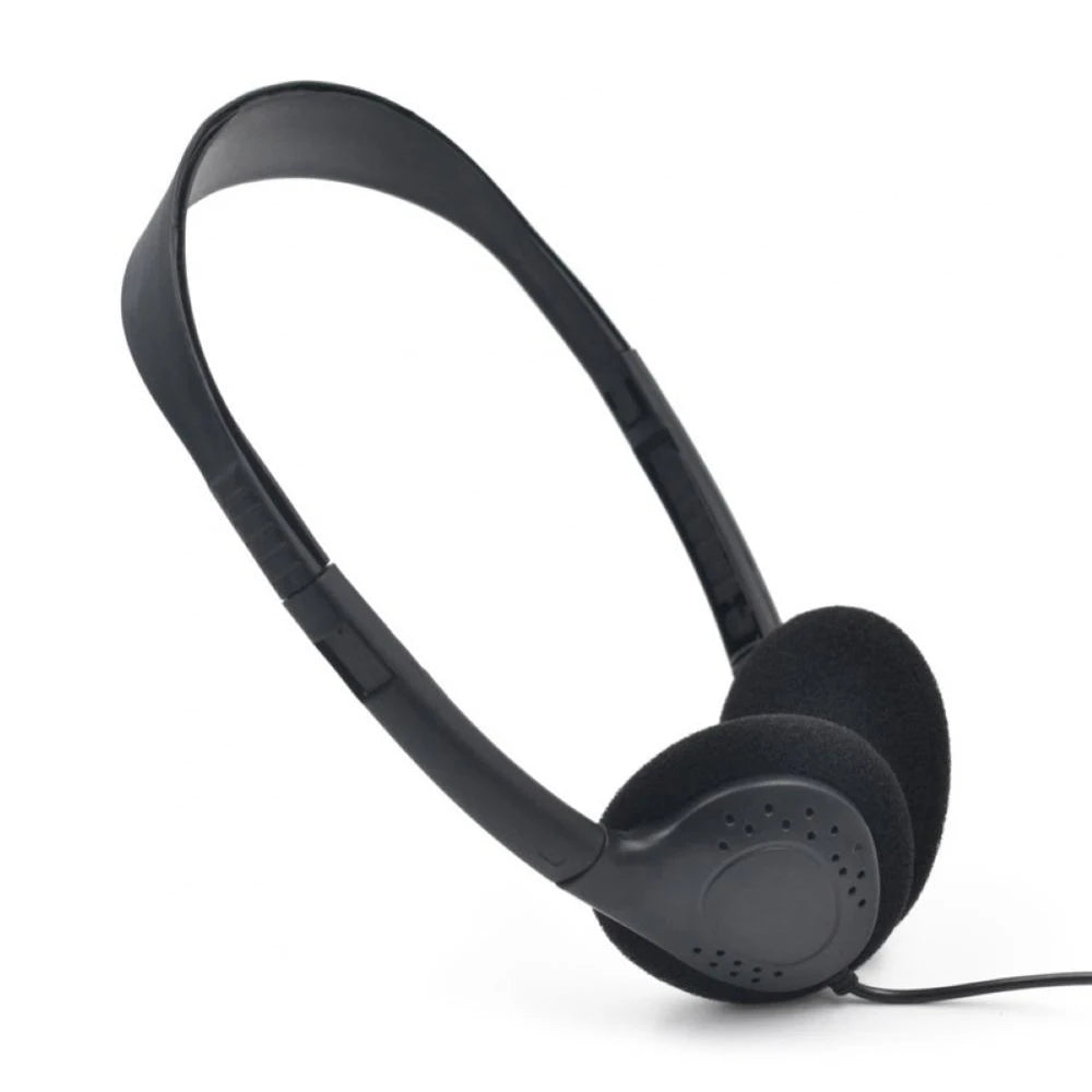 Noise Reduction Wired Headphones with 3.5mm Jack and Comfortable ABS Design for Gamers