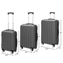 Dark Gray Luggage Set