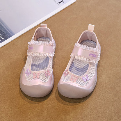 2026 Summer New Girls Mesh Breathable Sneakers, Toddler Soft Sole Non-Slip Casual Walking Shoes For Baby Girls