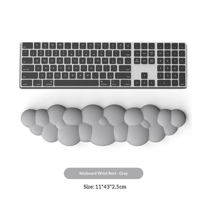 Anti-Slip Cloud Wrist Rest Mouse Pad For The Office