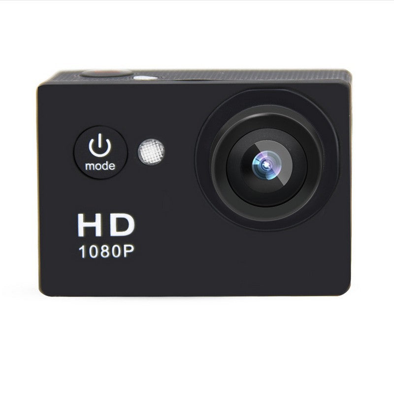 Wide-angle waterproof camera for diving surfing and outdoor sports