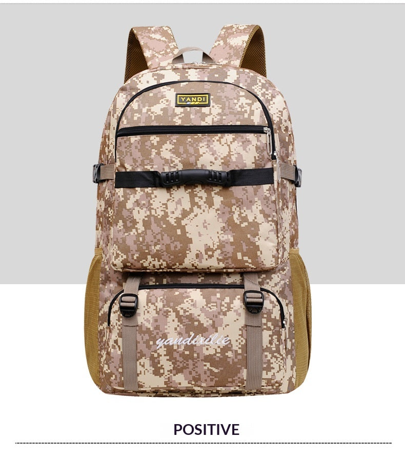Only Self Pickup-Expanding Backpack, Durable And Retro Style Backpack, Super Large Capacity Hiking Backpack, Job-related Travel Backpack, Camping Luggage Bag