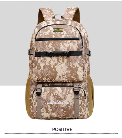 Only Self Pickup-Expanding Backpack, Durable And Retro Style Backpack, Super Large Capacity Hiking Backpack, Job-related Travel Backpack, Camping Luggage Bag