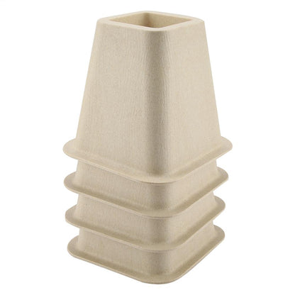 Imitation Porcelain Furniture Raisers Set of 4 For Bed Chair Desk Table