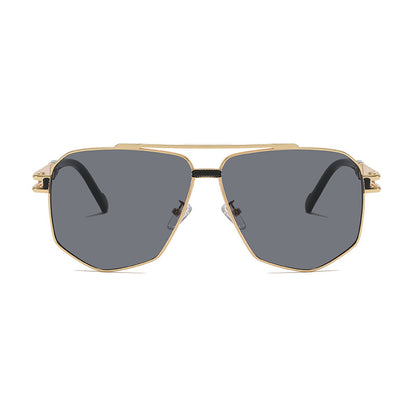 Affordable Luxury Fashion Metal Mens Sun-Protective Sunglasses