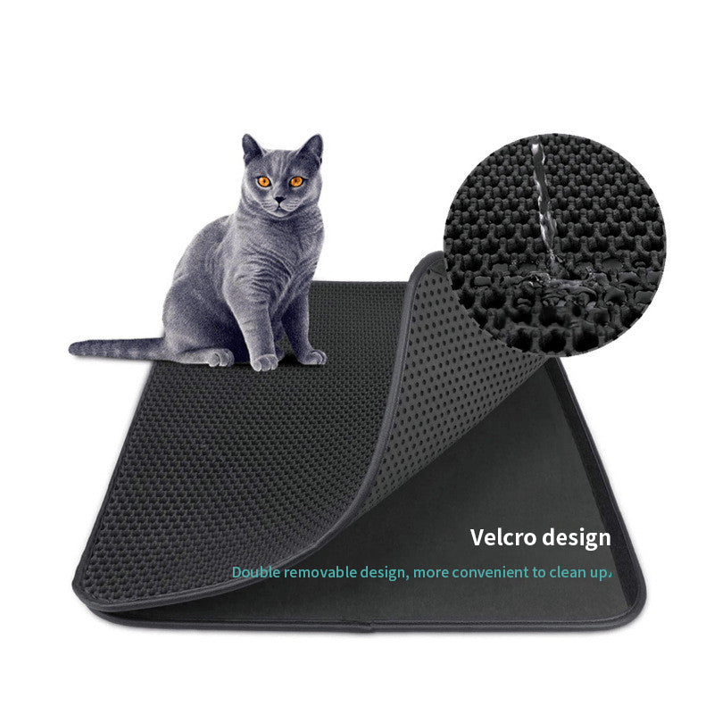 BABEECATS Double Layer EVA Pet Cat Litter Pad