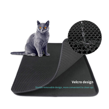 BABEECATS Double Layer EVA Pet Cat Litter Pad