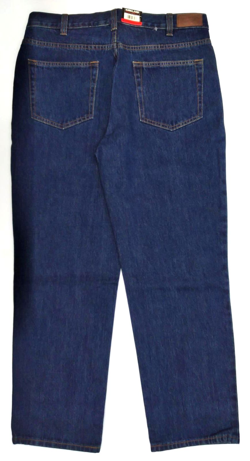 Kirkland Signature Men's Pants Relaxed Fit Jeans Wear Trousers Blue Denim New