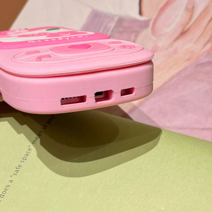 Cute Shaped Silicone Slide Phone Case
