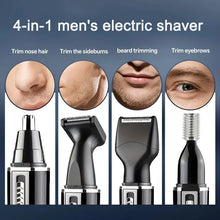 4 in 1 All Purpose Beauty Set for painless trimming of nose hair, beard, and eyebrows