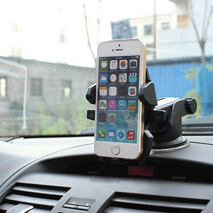 Rotatable In Car Suction Phone Holder Dashboard Windscreen Universal Mount