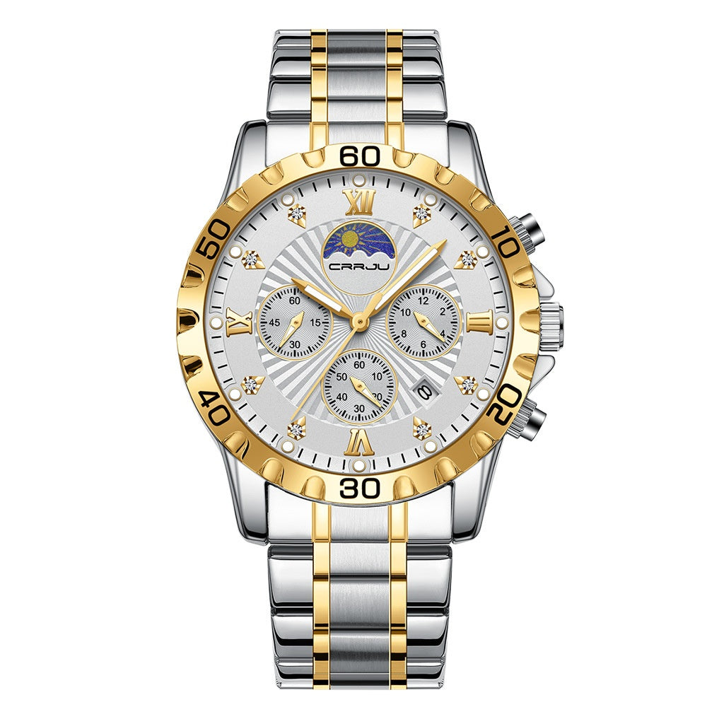 Men's Multifunctional Business Calendar Quartz Watch