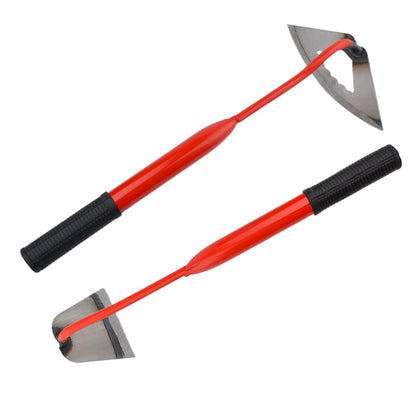 Hand Steel Hoe Garden Planting Hoe Portable Steel Weeding and Loosening Soil Tool Gardening Tool