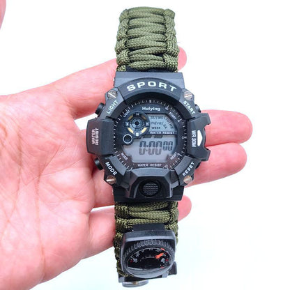 outdoor-survival-paracord-camping-watch