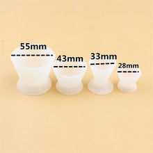 4pcs/set Self-solidifying Silicone Cups