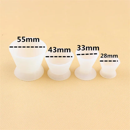 4pcs/set Self-solidifying Silicone Cups