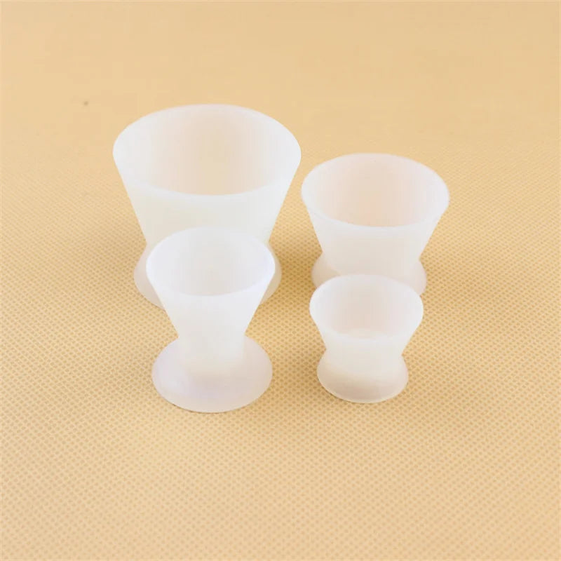 4pcs/set Self-solidifying Silicone Cups