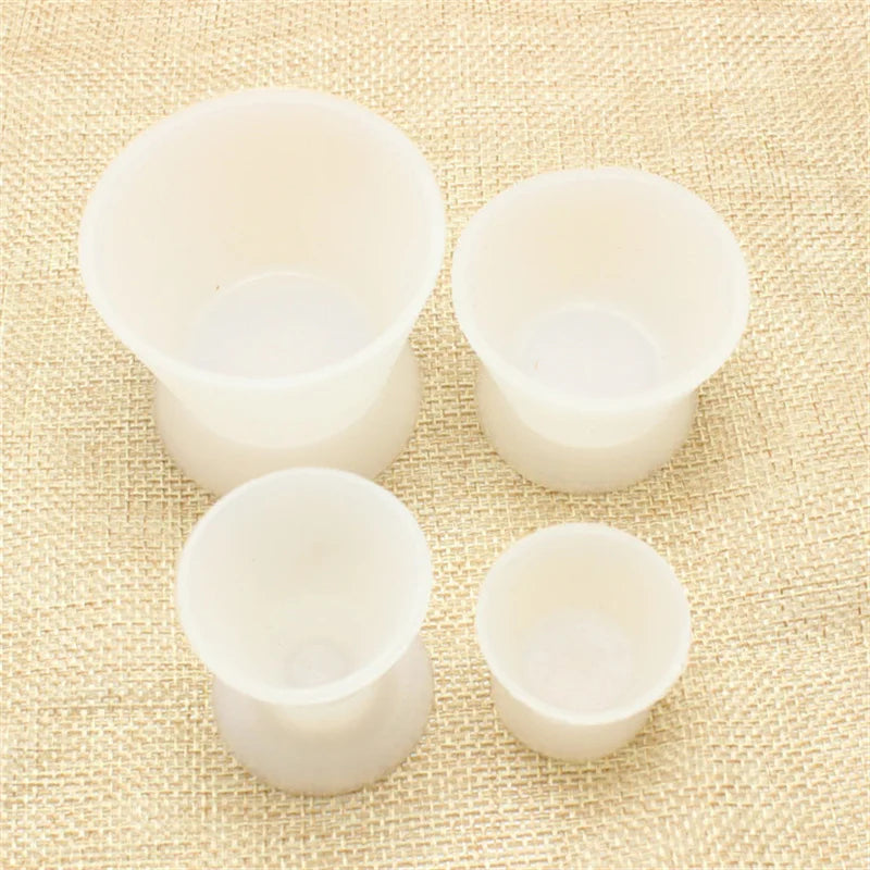 4pcs/set Self-solidifying Silicone Cups