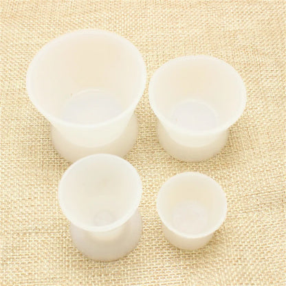 4pcs/set Self-solidifying Silicone Cups