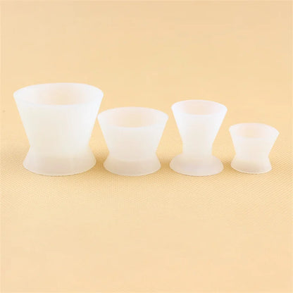 4pcs/set Self-solidifying Silicone Cups