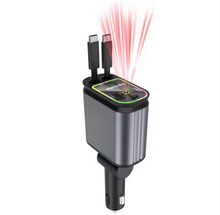 Metal Car Charger 100W Super Fast Charging Car Cigarette Lighter USB And TYPE-C Adapter -- FastCartUS -- product