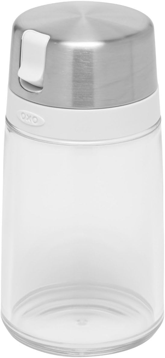OXO Good Grips Sugar Dispenser – Easy-Pour, No-Mess Plastic Container for Kitchen & Coffee Use