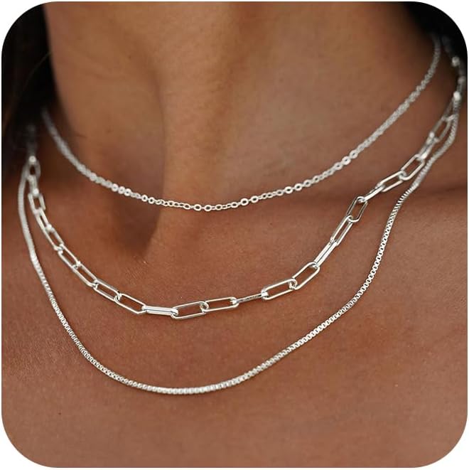  14k Gold Herringbone Necklace