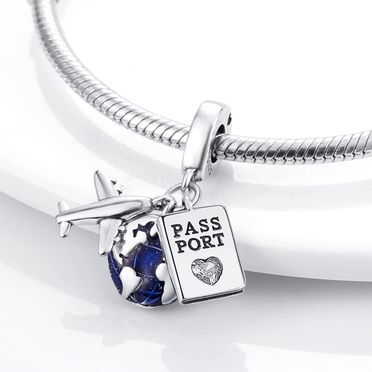 MULA 925 Silver Travel Charm